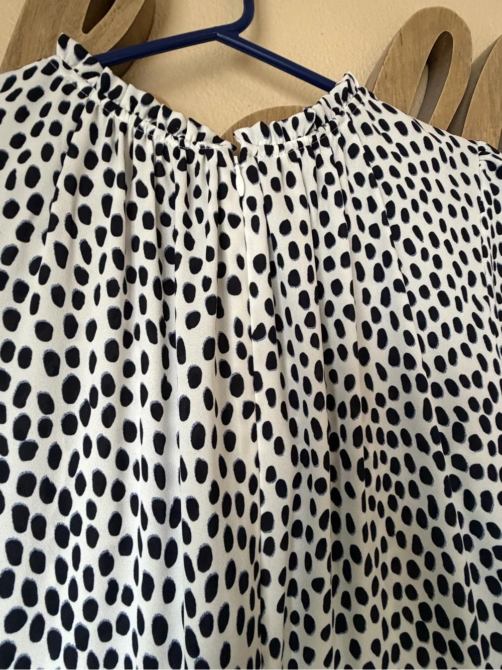 J. Crew White Dress with Black Dot Print - Picture 6 of 6
